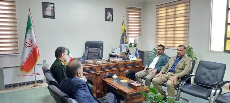 546541دیدار مدیرعامل شرکت ملاردشیر با فرمانده سپاه شهرستان نظرآباد 65416541
