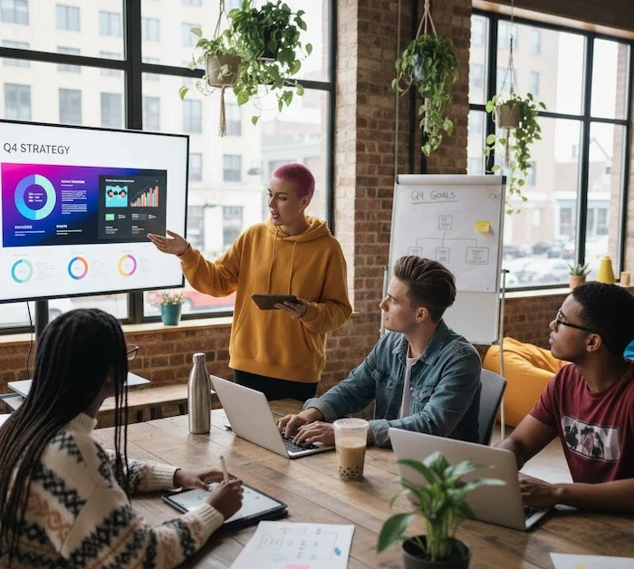 نسل زد در حال کنفرانس 4654674