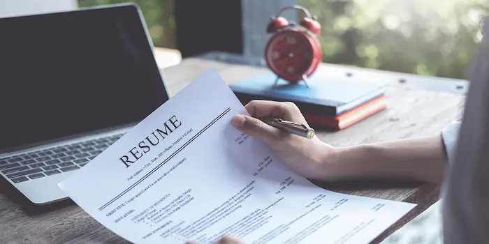 رزومه صحیح نوشته شده 65465410